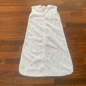 Halo Sleep Sack 6-12 Months 16-24 lbs Wearable Blanket White w Tan Circles